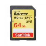 SanDisk 64GB Extreme SDXC UHS-I Memory Card [150 MB/s]